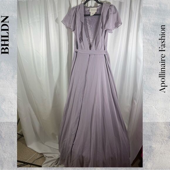 BHLDN Oralee Lavender Maxi Dress in XS NWOT - Picture 8 of 9